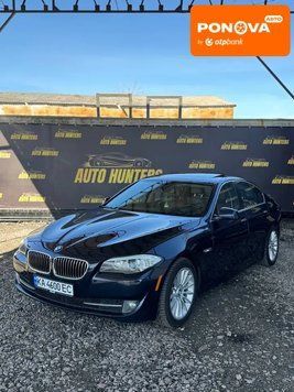 BMW 5 Series, 2012 р., Бензин, 196 тис. км, Седан, Чорний, Софіївська Борщагівка AT-10413508 фото