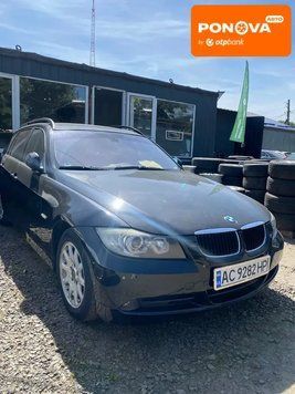 BMW 3 Series, 2007 р., Газ метан / Бензин, 250 тис. км, Універсал, Чорний, Луцьк AT-10418112 фото