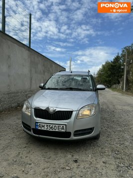 Skoda Roomster, 2008, Бензин, 1.2 л., 211 тис. км, Мікровен, Сірий, Житомир Cars-Pr-262795 фото