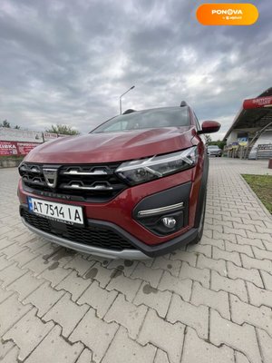 Dacia Sandero, 2021, Газ пропан-бутан / Бензин, 1 л., 24 тыс. км, Хетчбек, Красный, Коломыя Cars-Pr-58988 фото