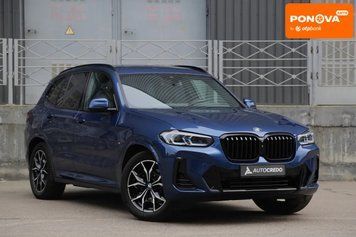 BMW X3, 2022 г., Дизель, 12 тыс. км, Внедорожник / Кроссовер, Синий, Киев AT-10418563 фото
