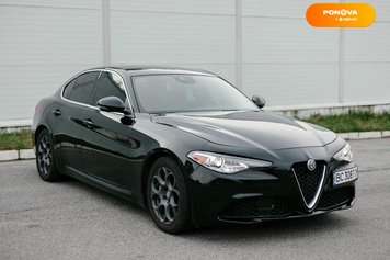 Alfa Romeo Giulia, 2016, Бензин, 2 л., 52 тис. км, Седан, Чорний, Львів Cars-Pr-227994 фото