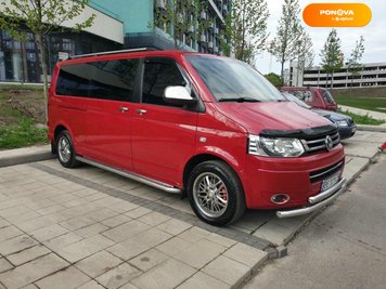 Volkswagen Transporter, 2011, Дизель, 1.97 л., 269 тыс. км, Минивен, Красный, Киев Cars-Pr-148813 фото