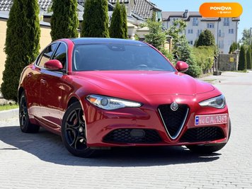 Alfa Romeo Giulia, 2019, Бензин, 2 л., 87 тыс. км, Седан, Красный, Львов Cars-Pr-62339 фото
