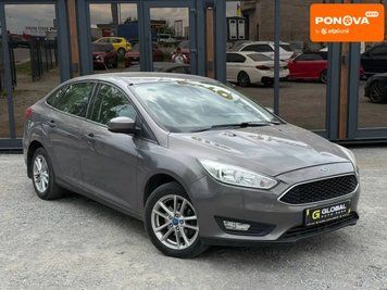 Ford Focus, 2015 р., Бензин, 334 тис. км, Седан, Сірий, Львів AT-10419248 фото