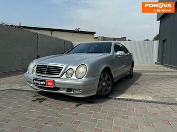 Mercedes-Benz CLK-Class, 2000, Бензин, 2 л., 401 тис. км, Купе, Сірий, Запоріжжя 193311 фото