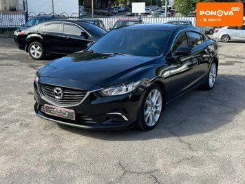 Mazda 6, 2013 р., Бензин, 175 тис. км, Седан, Чорний, Кам'янське (Дніпродзержинськ) AT-10402675 фото