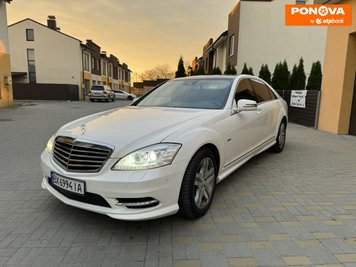 Mercedes-Benz S-Class, 2012, Бензин, 4.66 л., 107 тис. км, Седан, Білий, Хмельницький Cars-Pr-273599 фото