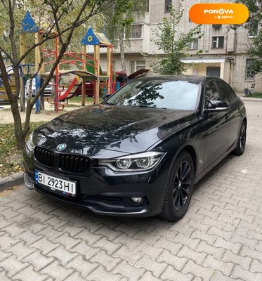 BMW 3 Series, 2017, Бензин, 2 л., 82 тыс. км, Седан, Чорный, Сумы Cars-Pr-69099 фото