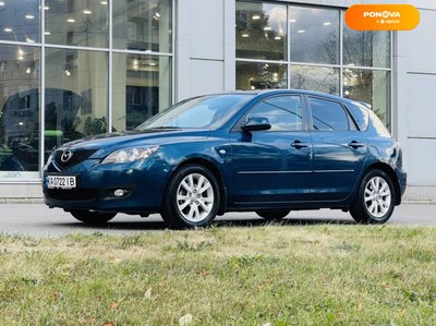Mazda 3, 2007, Бензин, 1.6 л., 124 тис. км, Хетчбек, Синій, Київ 899 фото
