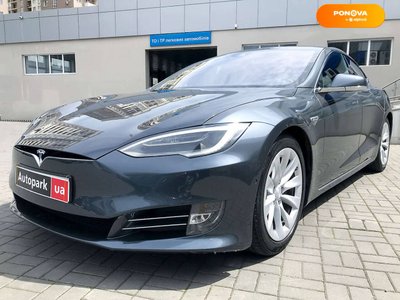 Tesla Model S, 2016, Електро, 90 тис. км, Ліфтбек, Сірий, Одеса 43306 фото