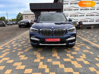 BMW X3, 2019, Бензин, 80 тыс. км, Внедорожник / Кроссовер, Синий, Львов 43682 фото