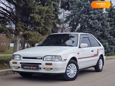 Mazda 323, 1989, Газ пропан-бутан / Бензин, 1.6 л., 240 тис. км, Хетчбек, Білий, Миколаїв 21549 фото
