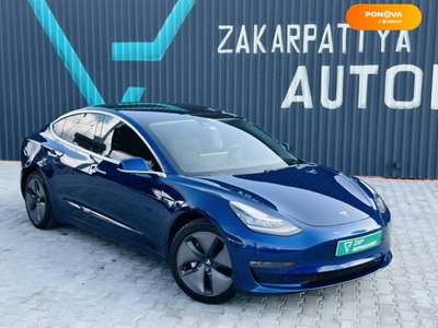 Tesla Model 3, 2018, Електро, 68 тис. км, Седан, Синій, Мукачево 13073 фото