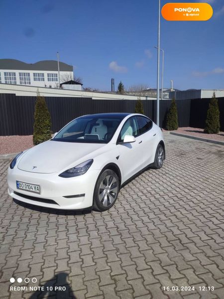 Tesla Model Y, 2021, Електро, 29 тыс. км, Внедорожник / Кроссовер, Белый, Тернополь Cars-Pr-68977 фото