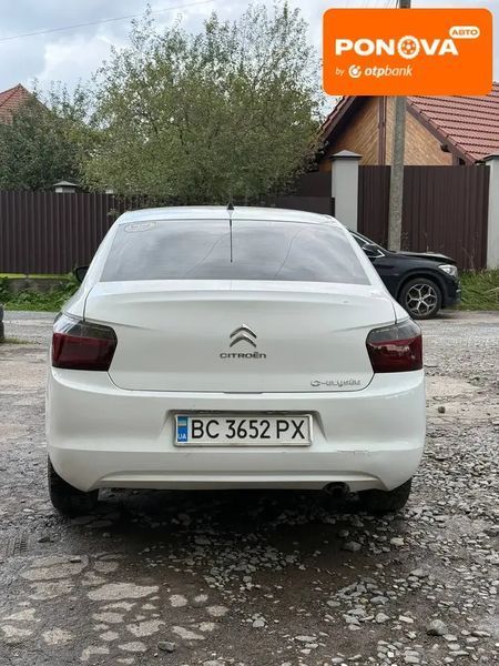 Citroen C-Elysee, 2014 р., Газ пропан-бутан / Бензин, 136 тис. км, Седан, Білий, Львів AT-10403022 фото