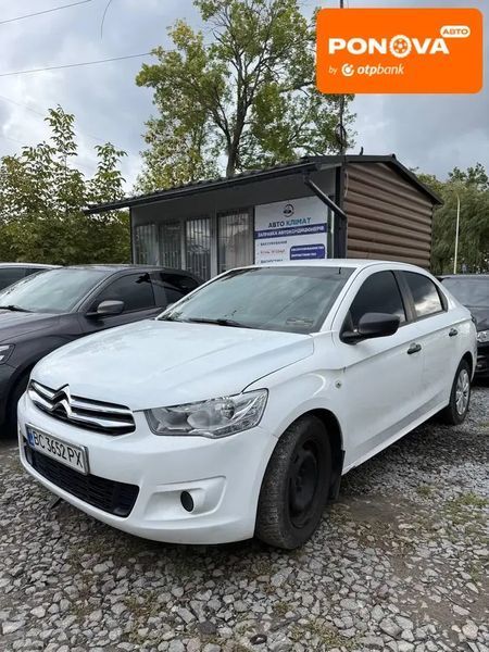 Citroen C-Elysee, 2014 р., Газ пропан-бутан / Бензин, 136 тис. км, Седан, Білий, Львів AT-10403022 фото