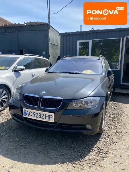 BMW 3 Series, 2007 р., Газ метан / Бензин, 250 тис. км, Універсал, Чорний, Луцьк AT-10418112 фото