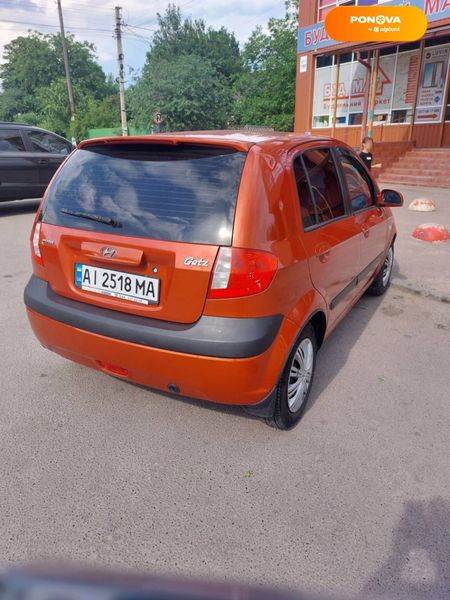 Hyundai Getz, 2007, Газ пропан-бутан / Бензин, 1.4 л., 175 тис. км, Хетчбек, Червоний, Васильків Cars-Pr-62220 фото