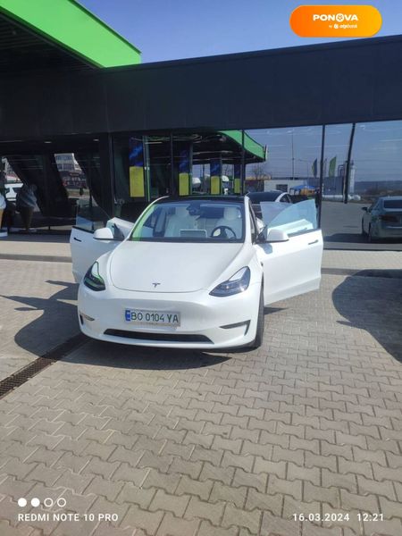 Tesla Model Y, 2021, Електро, 29 тыс. км, Внедорожник / Кроссовер, Белый, Тернополь Cars-Pr-68977 фото