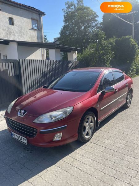 Peugeot 407, 2005, Бензин, 2 л., 150 тыс. км, Седан, Красный, Львов Cars-Pr-59333 фото