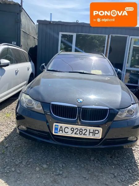 BMW 3 Series, 2007 р., Газ метан / Бензин, 250 тис. км, Універсал, Чорний, Луцьк AT-10418112 фото