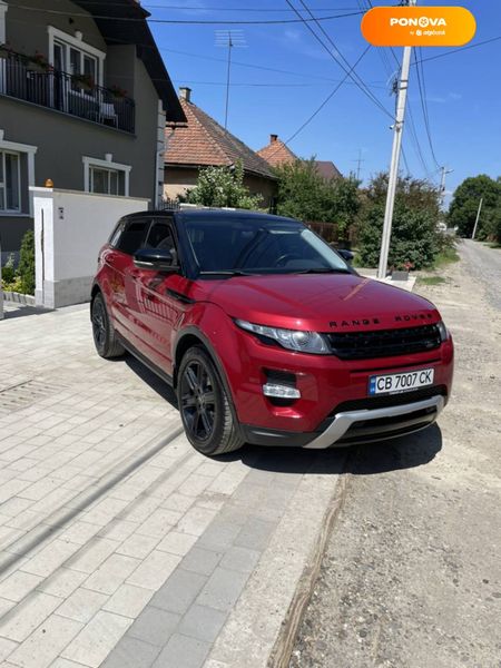 Land Rover Range Rover Evoque, 2013, Дизель, 2.18 л., 100 тыс. км, Внедорожник / Кроссовер, Красный, Мукачево Cars-Pr-60139 фото