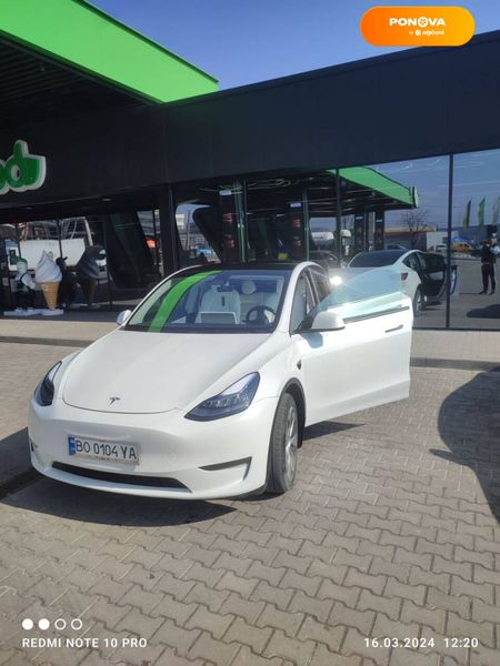 Tesla Model Y, 2021, Електро, 29 тыс. км, Внедорожник / Кроссовер, Белый, Тернополь Cars-Pr-68977 фото