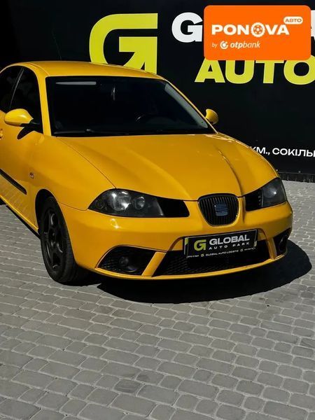 SEAT Ibiza, 2007 г., Бензин, 202 тыс. км, Хетчбек, Желтый, Львов AT-10397643 фото