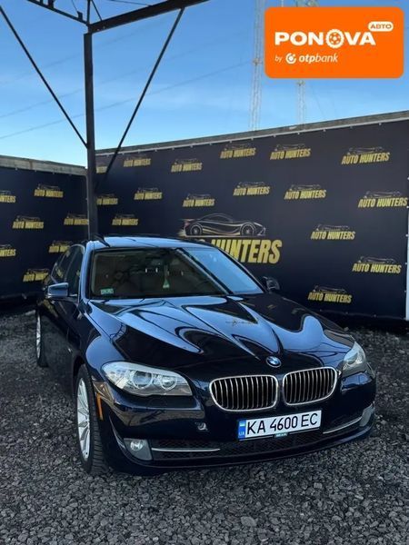 BMW 5 Series, 2012 г., Бензин, 196 тыс. км, Седан, Чорный, Софіївська Борщагівка AT-10413508 фото