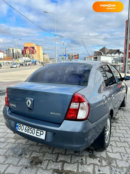 Renault Symbol, 2008, Бензин, 1.39 л., 129 тыс. км, Седан, Серый, Тернополь Cars-Pr-66621 фото