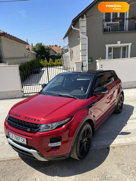 Land Rover Range Rover Evoque, 2013, Дизель, 2.18 л., 100 тыс. км, Внедорожник / Кроссовер, Красный, Мукачево Cars-Pr-60139 фото