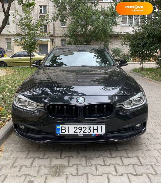 BMW 3 Series, 2017, Бензин, 2 л., 82 тыс. км, Седан, Чорный, Сумы Cars-Pr-69099 фото