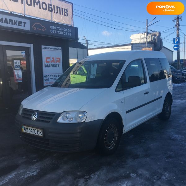 Volkswagen Caddy пасс., 2007, Дизель, 2 л., 330 тис. км, Універсал, Білий, Житомир 11582 фото