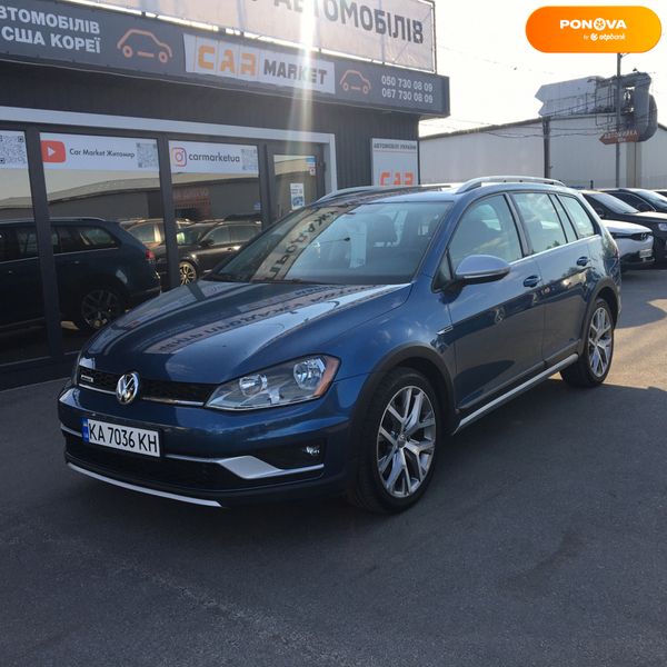 Volkswagen Golf Alltrack, 2017, Бензин, 1.8 л., 115 тис. км, Універсал, Синій, Житомир 48421 фото