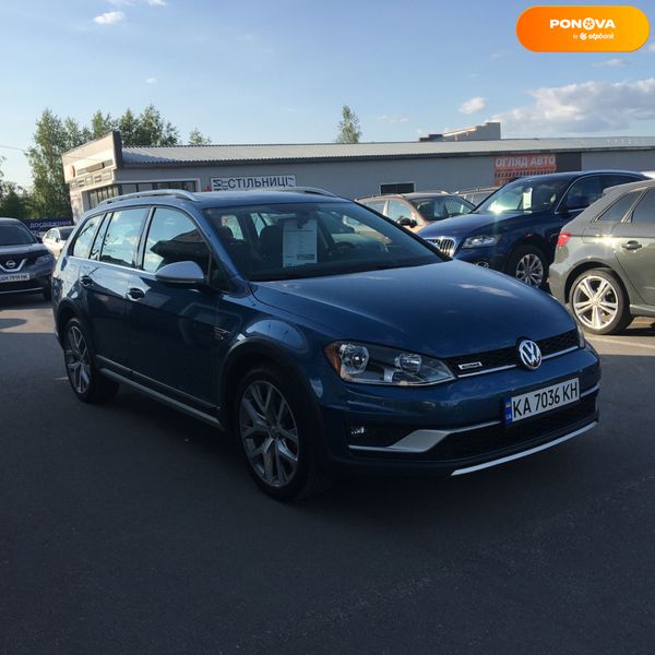 Volkswagen Golf Alltrack, 2017, Бензин, 1.8 л., 115 тыс. км, Универсал, Синий, Житомир 48421 фото