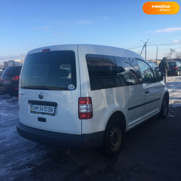 Volkswagen Caddy пасс., 2007, Дизель, 2 л., 330 тис. км, Універсал, Білий, Житомир 11582 фото