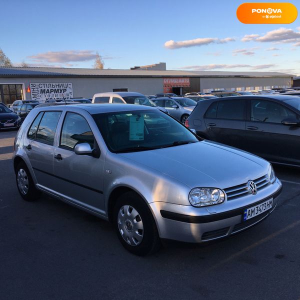 Volkswagen Golf IV, 2000, Бензин, 1.6 л., 165 тис. км, Хетчбек, Сірий, Житомир 4645 фото