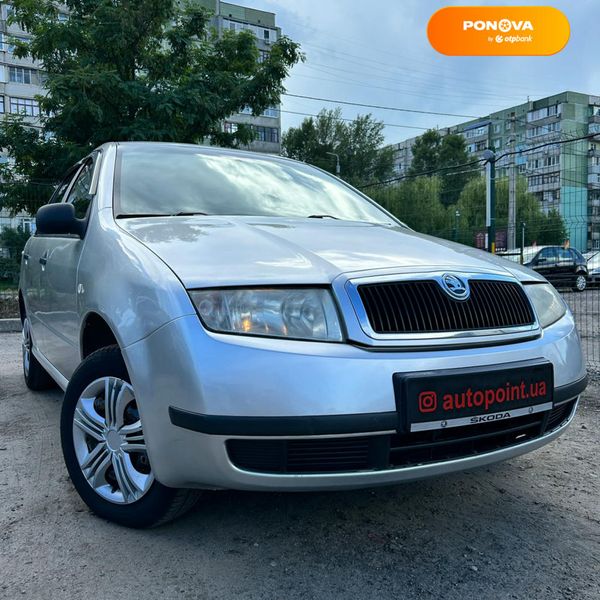 Skoda Fabia, 2004, Бензин, 1.2 л., 396 тис. км, Седан, Сірий, Суми 110862 фото