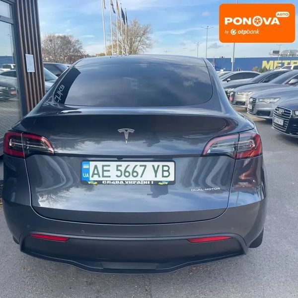 Tesla Model Y, 2021 р., Електро, 88 тис. км, Позашляховик / Кросовер, Сірий, Дніпро (Дніпропетровськ) AT-10404175 фото