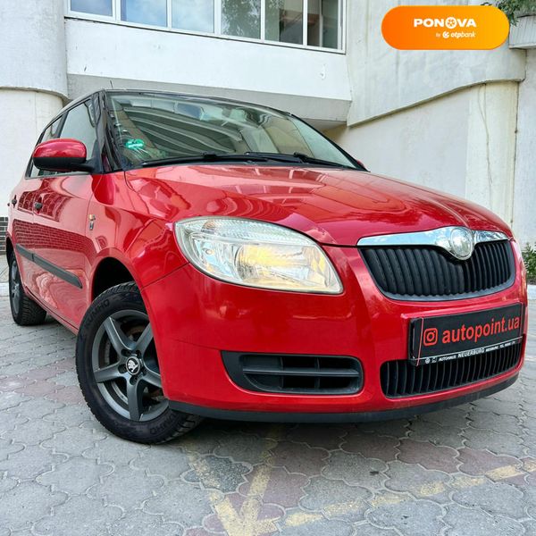 Skoda Fabia, 2007, Бензин, 1.39 л., 211 тис. км, Хетчбек, Червоний, Суми 110858 фото