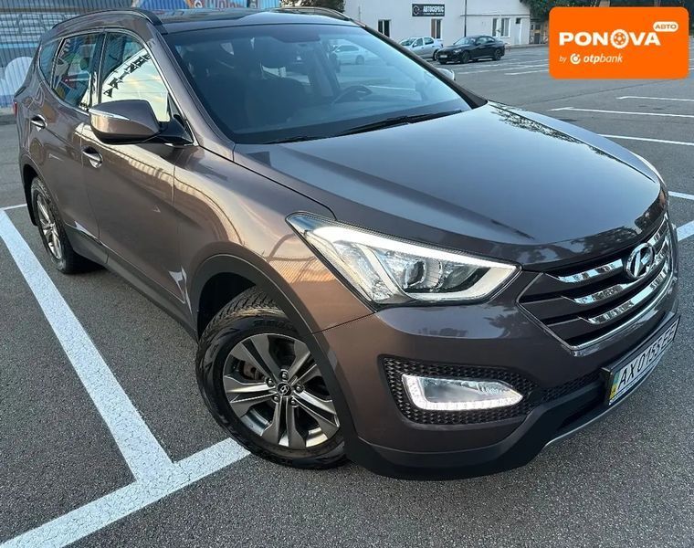 Hyundai Santa FE, 2014 г., Дизель, 94 тыс. км, Внедорожник / Кроссовер, Коричневый, Харьков AT-10404682 фото
