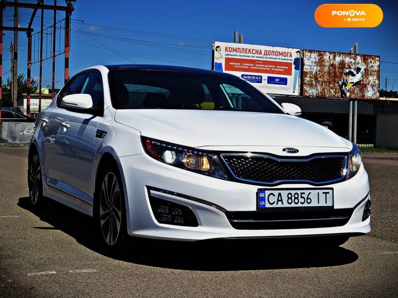 Kia Optima, 2014, Бензин, 2 л., 136 тис. км, Седан, Білий, Черкаси 101449 фото