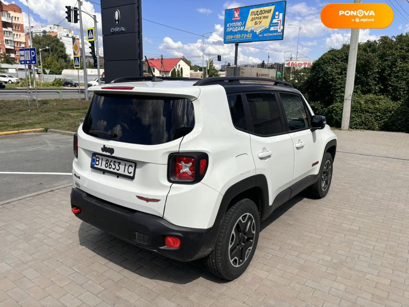 Jeep Renegade, 2016, Бензин, 2.36 л., 211 тис. км, Позашляховик / Кросовер, Білий, Полтава 103455 фото