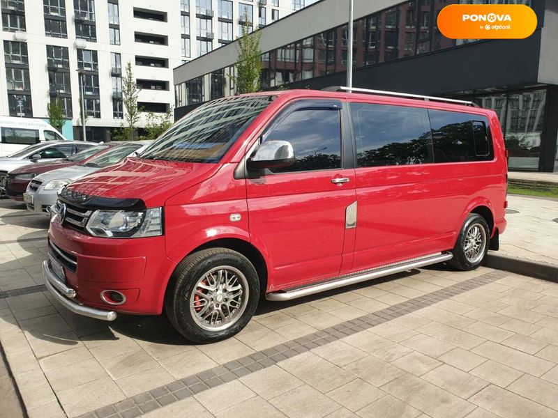 Volkswagen Transporter, 2011, Дизель, 1.97 л., 269 тыс. км, Минивен, Красный, Киев Cars-Pr-148813 фото