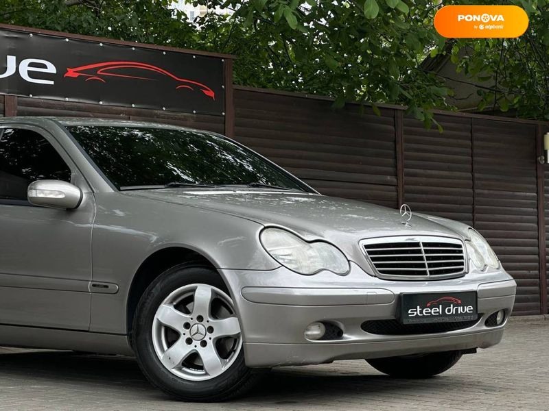 Mercedes-Benz C-Class, 2004, Бензин, 1.8 л., 176 тис. км, Седан, Сірий, Одеса 46148 фото