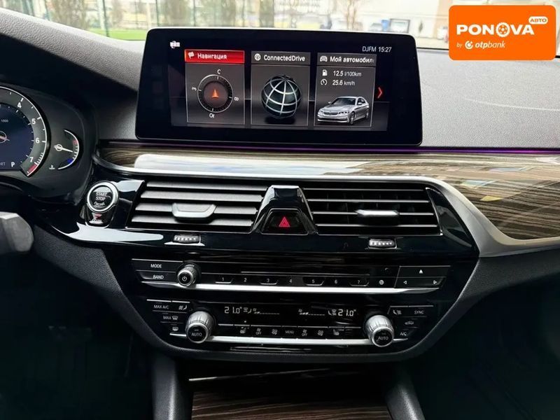 BMW 5 Series, 2017 р., Бензин, 99 тис. км, Седан, Сірий, Дніпро (Дніпропетровськ) AT-10415273 фото