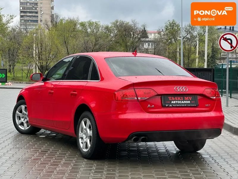Audi A4, 2010 р., Бензин, 199 тис. км, Седан, Червоний, Дніпро (Дніпропетровськ) AT-10417262 фото