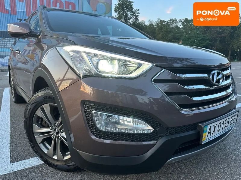 Hyundai Santa FE, 2014 г., Дизель, 94 тыс. км, Внедорожник / Кроссовер, Коричневый, Харьков AT-10404682 фото