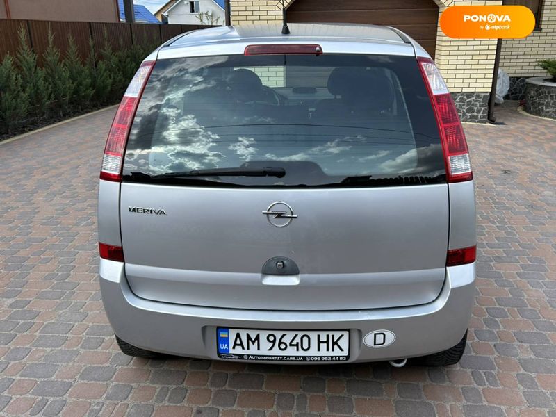Opel Meriva, 2004, Бензин, 1.6 л., 174 тыс. км, Микровен, Серый, Житомир 41767 фото